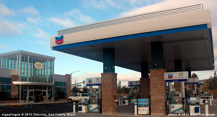 Chevron service station at 2760 Dublin Blvd, Dublin, CA