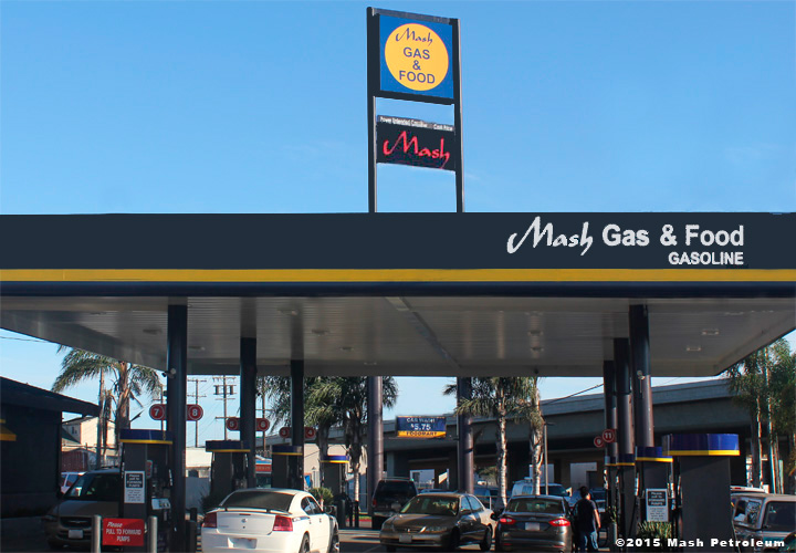 Mash Service Station at High Street in Oakland, CA