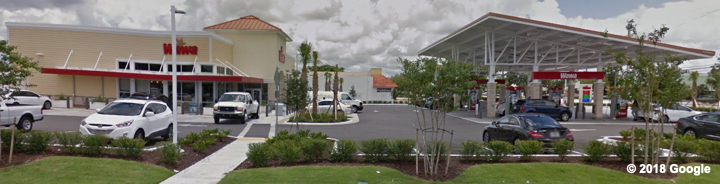 WAWA service station at 4401 North University Drive, Lauderhill FL