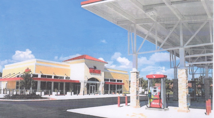 WAWA service station at 2271 West Sample Rd, Palmpano FL